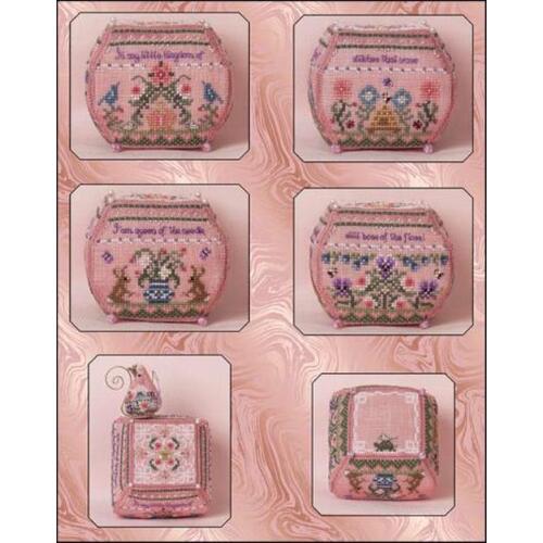 Still Queen of the Needle Octagonal Cube Cross Stitch