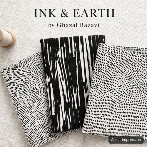 Ink & Earth Collection – by Ghazal Razavi for Figo Fabrics