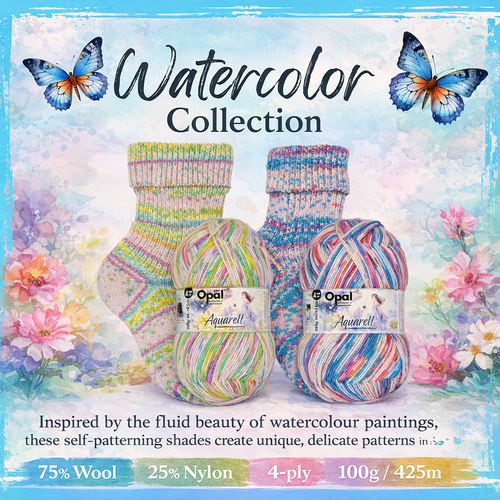 Opal Aquarell (Watercolor) Sock Yarn