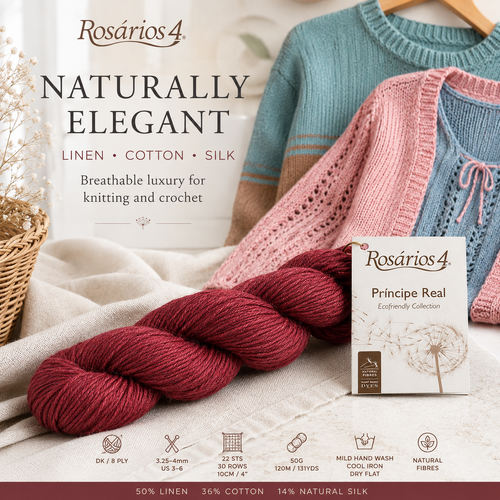 Rosários 4 Príncipe Real DK Yarn