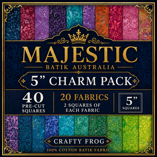 Majestic Batik Australia 5" Charm Pack