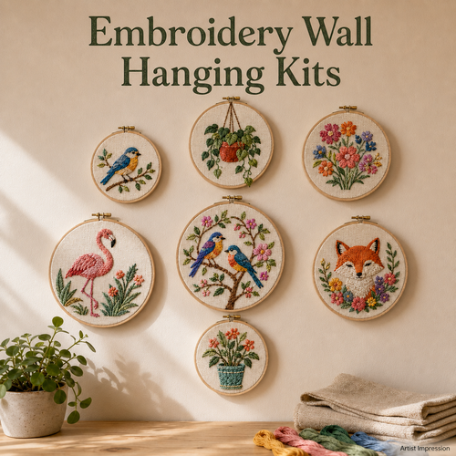 Embroidery Wall Hanging Kits