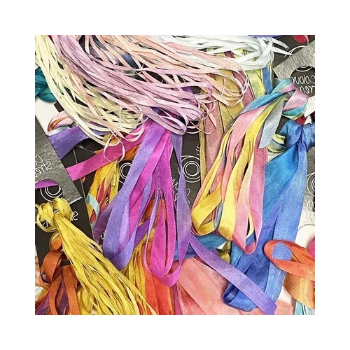 Colour Streams Silk Ribbons