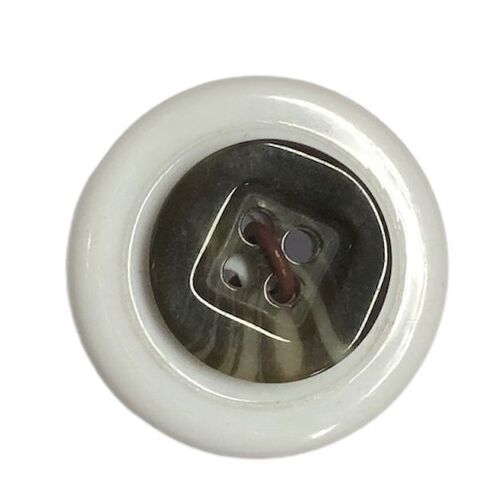 Button - 15mm Brown