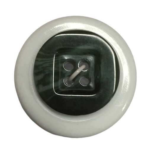 Button - 21mm Round Khaki