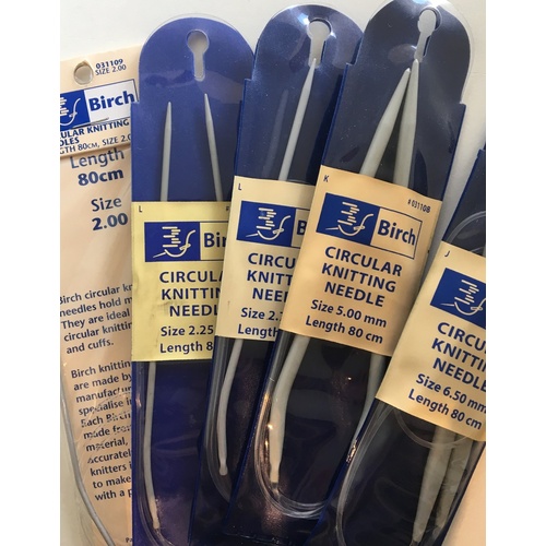 Birch Circular Knitting Needle