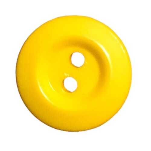 Button - 15mm Yellow