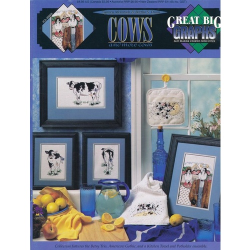 True Colors Cross Stitch - Cows and more cows