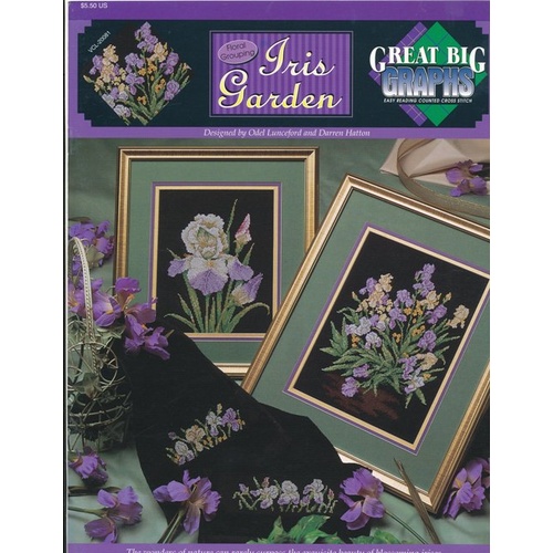 True Colors Cross Stitch - Iris Garden