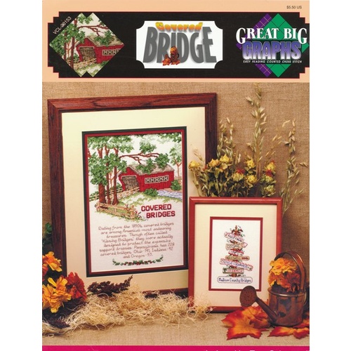 True Colors Cross Stitch - Covered Bridge