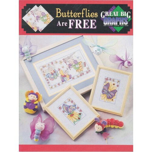 Butterflies are Free Cross Stitch Pattern