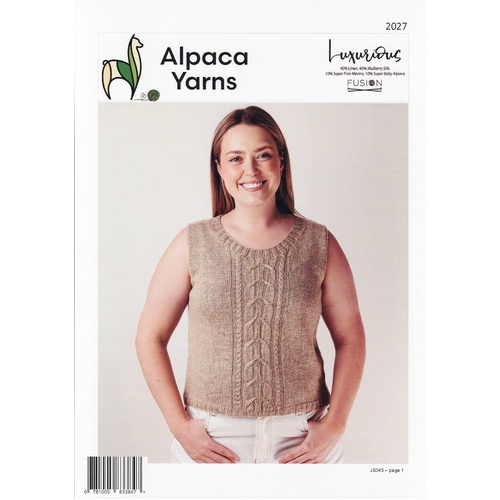 Luxurious Fusion Cable Vest with Options 2027