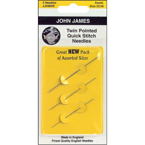 John James Twin Pointed Quick Stitch Needles
