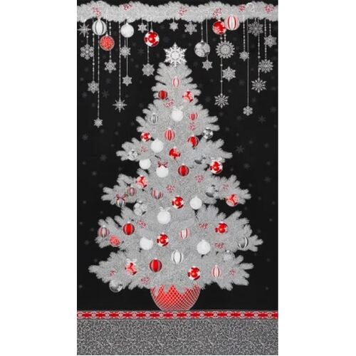 Holiday Flourish 15 Panel 20779-181 Onyx