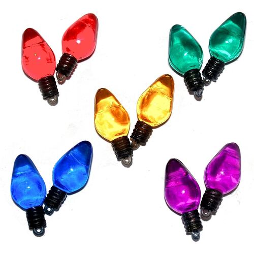 Button - Holiday Collection Christmas Lights #364
