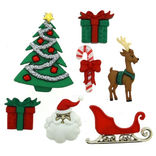 Button - Christmas Eve 2464