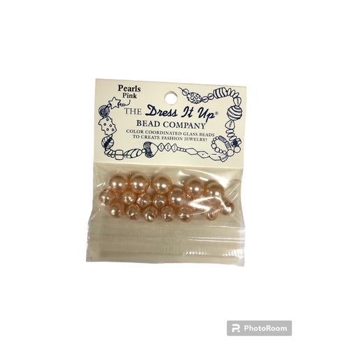 Beads - Czech Glass Pearls Pink