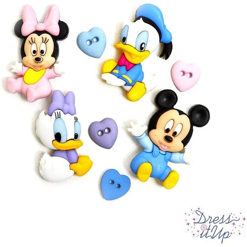 Button - Mickey and Friends #7722