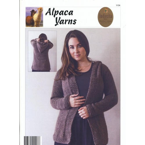 1134 Indiecita 14 Ply Baby Brushed Alpaca Hoodie