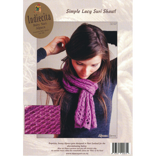 2115 - Simple Lacy Suri Shawl