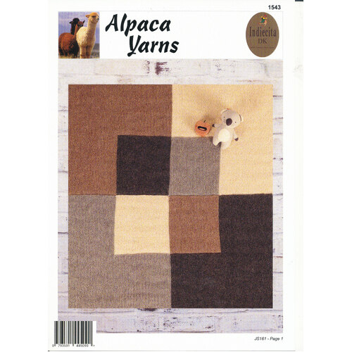 JS161 - Colour Block Baby Blanket 1543