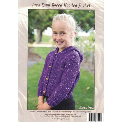Inca Spun Tweed Hooded Jacket 1210