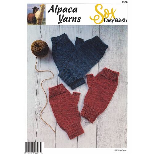 1308 - Sox Easy Wash Fingerless Mitts