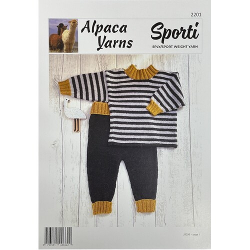 Sporti Baby Jumper & Pants - Pattern Only - 2202