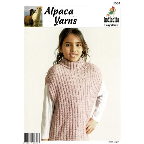 1564 - Alpaca Yarns Indiecita Texture Tabbard