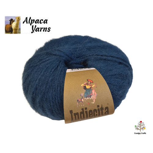 Indiecita Baby Brush Alpaca 14 Ply 1619 Kingfisher