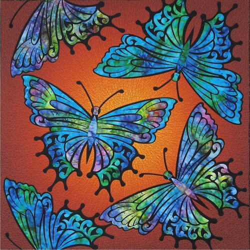 Applique Pattern - Dance of the Butterflies