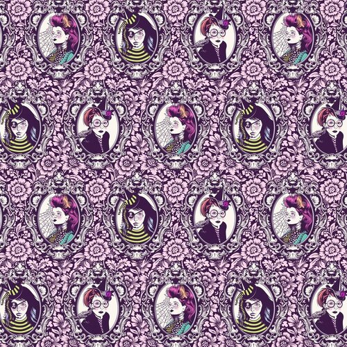 Fabric - Night Shade (Deja Vu) PWTP210-Mini Coven