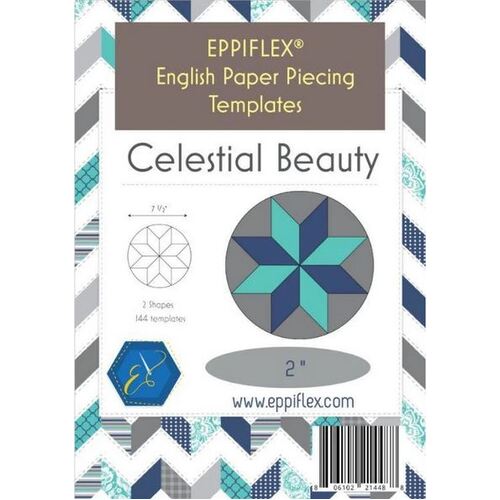 English Paper Piecing Template - Celestial Beauty 2"