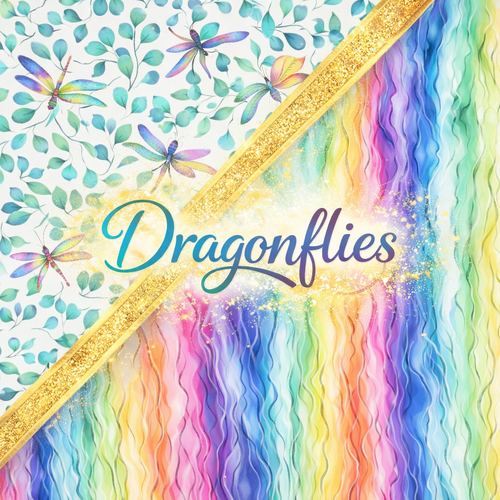 Dragonflies Fabric Range – 82030