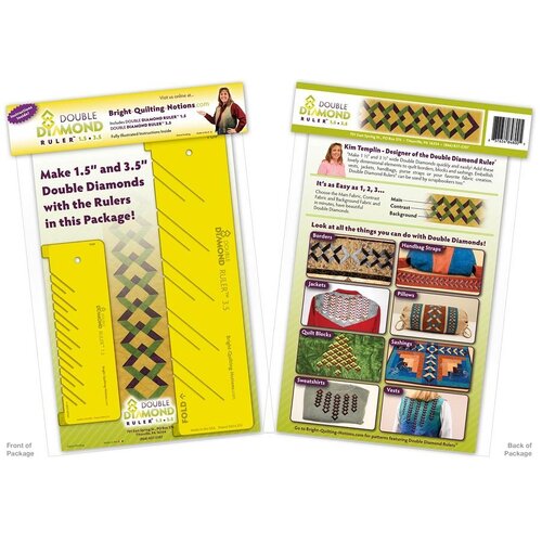 Double Diamond Ruler - Set of 2