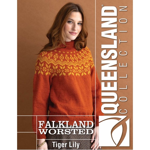 Falkland Worsted Tiger Lily Pullover