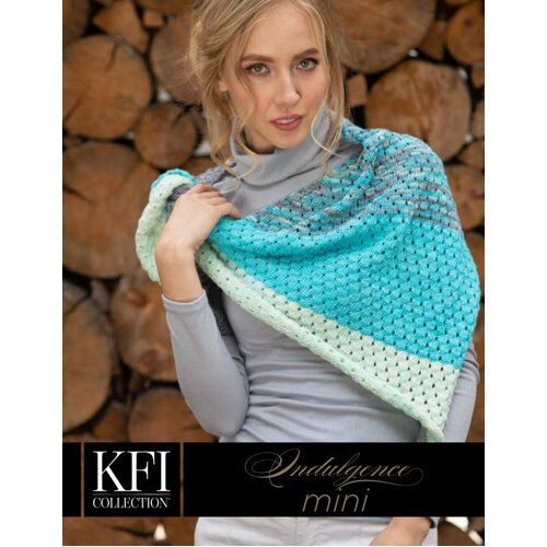 Indulgence Mini 8 Ply Shawl Kit #07 Violet Hill