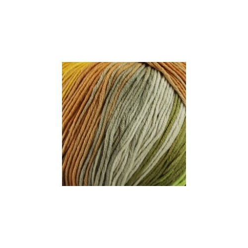 Candy For Baby Cotton 4 Ply 667 Yellow green - Stone grey - Orange (D)