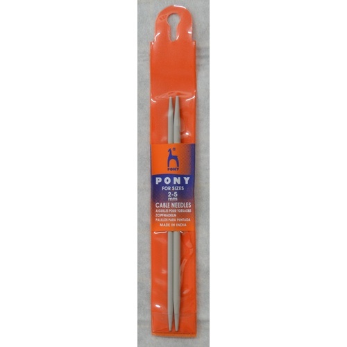 Pony Cable Needles Straight  2-5mm