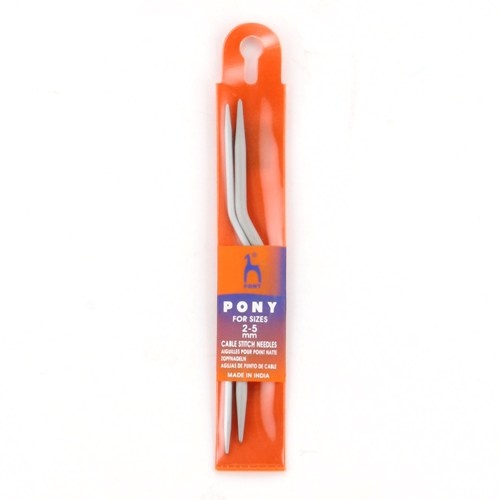 Pony Cable Stitch Needles Bent - 2-5mm