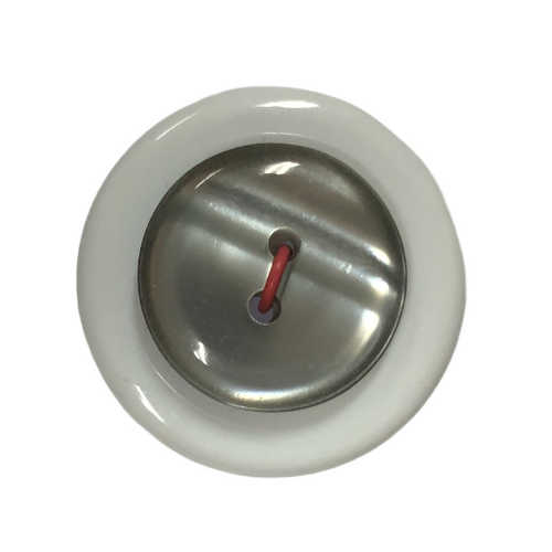 Button - Grey Round 20mm
