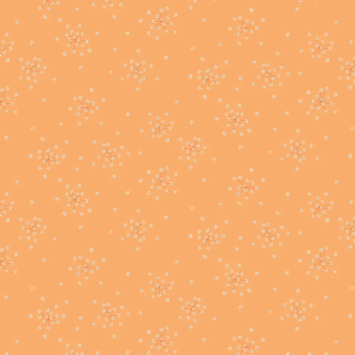Fabric - Arcadia - Starburst - Orange