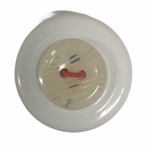 Button - 14mm Cream Round