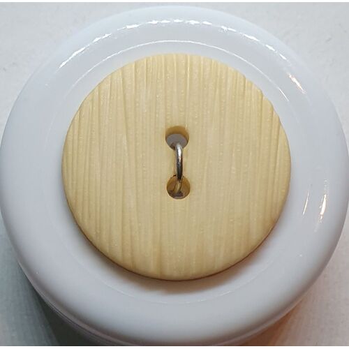 Button - 19mm Cream