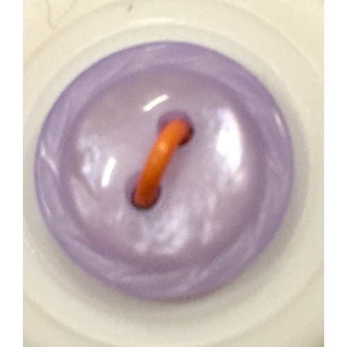 Button - 13mm Mauve