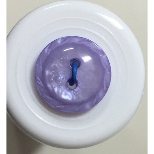 Button - 15mm Round Purple