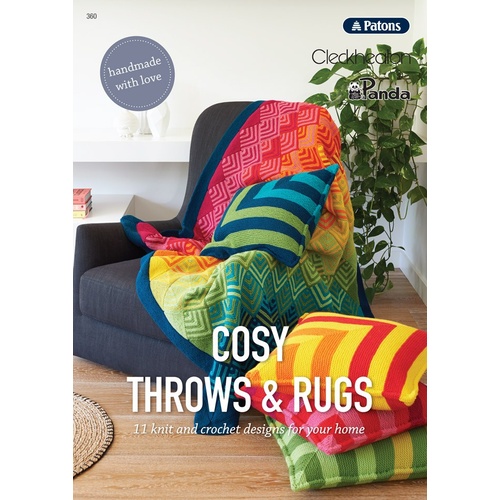 Cosy Throws and Rugs Pattern Book 360