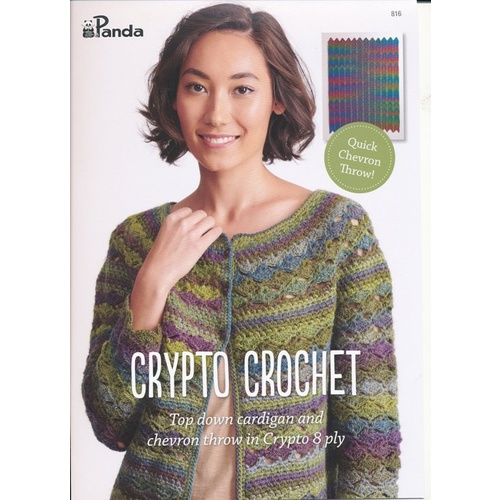 Crypto Crochet Women's Cardigan and Throw - 816