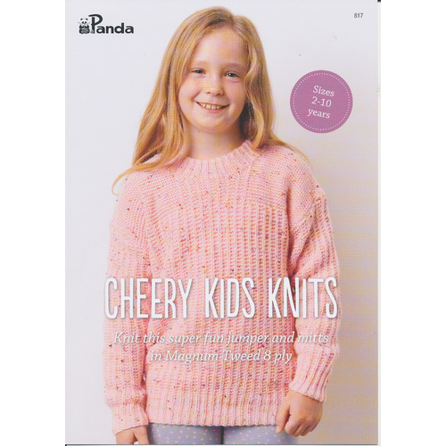 Cheery Kids Knits in Panda Magnum Tweed 8 Ply 817