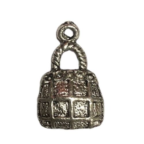 Charm - Silver Handbag